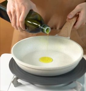 Granit Putih Antilengket Peralatan Masak Dapur Wajan Rumah Tangga Premium Set Wajan Panci Jumbo Anti Lengket