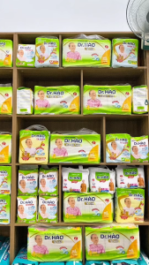 {Hàng chính hãng} Tã Dán Người Lớn DR. HÀO Size M/L 10 gói Miếng (Combo 10gói) bỉm dán cho người già siêu thấm hút kháng khuẩn khử mùi chống hăm tả giấy dùng một lần