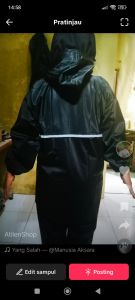 JAS HUJAN POLOS BAHAN PVC SUPER 025