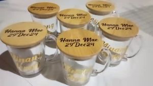 Personalized clear mug