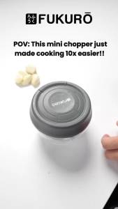 Fukuro Mini Chopper Food Chopper Vegetable Crusher Cutter Food Blender Processor
