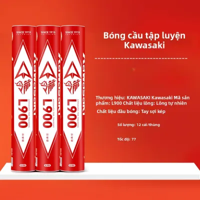 Kawasaki | Cầu Lông Đánh Trong Nhà Và Ngoài Trời Dùng Để Thi Đấu Và Tập Luyện Lông Tự Nhiên