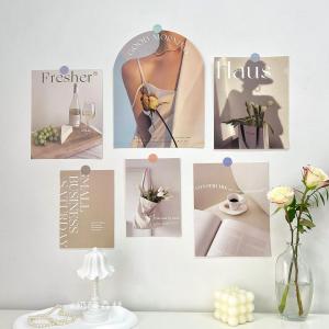 Ins Style Wall Decorative Cards Photography Background Stickers Nordic Country Single Page Festive Universal Photo Props