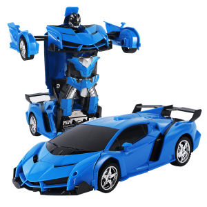 2 In 1 Wireless Transformation Robot Control Car / 2 in 1 2 in 1 Sports Transformation Car Robot Models Deformation Remote Car Toys for boys