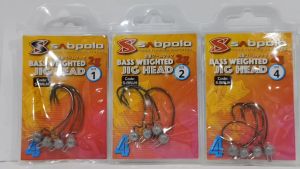 SABPOLO BASS WEIGHTED JIG HEAD S-BWJH (2g/3.5g)