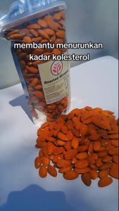 Kacang Almond Panggang 250 gram(1/4kg)-Roasted Almond 250gr - Almond Matang 250 gram - Almond 250 gram