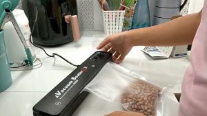 PROMO TERBARU Mesin Vacum Sealer Fresh Makanan / Pembungkus Makanan ( Gratis 10pcs Plastik Embos )