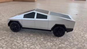 Xe Điều Khiển Từ Xa Cybertruck Pickup 4WD Địa Hình Tỷ Lệ 1:24 Có Đèn LED Động Cơ Kép 27Mhz Tốc Độ Cao Quà Tặng Cho Bé Trai.