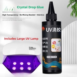 High Transparency UV Curing Adhesive Quick Dry Epoxi Resin Craft Glue for DIY Handmade Dried Flower Fan Small Accessory Fillers