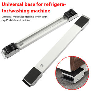 2PCS Washing Machine Stand Movable Refrigerator Raised Base Mobile Roller Bracket Bathroom Kitchen Accessories Home Appliance