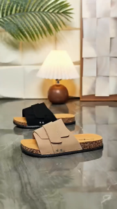 New Mens Fashion Sandals Korean Style Comfortable and Breathable Open-Toe Flat Sandals Rubber Non-Slip Sole Canvas Slippers Comfortable Versatile and Stylish Sandals for Outdoor Wear 0135523