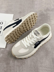 Mens Summer Breathable Sports Shoes Casual Dequan Style Low Top Glue Adhesive Rubber Outsole round Toe Flat Heel Mesh Upgraded Version