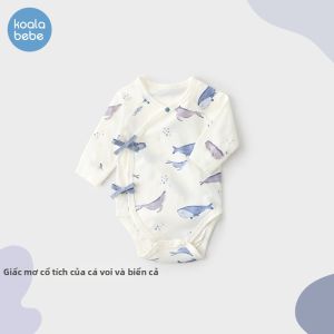 KAOLANBIBI | Bodysuit Bông Mềm Mại Hình Cá Voi Đại Dương Sâu