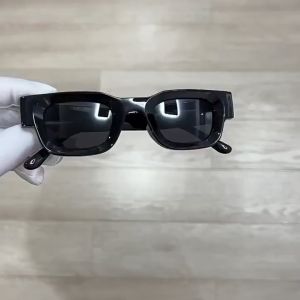 WDS Kacamata Hitam UV400 Bingkai Kecil Persegi Gaya Vintage Untuk Pria Dan Wanita Boldie Frame Tebal Skinny Bold Persegi Panjang K31 15985