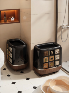 MEISD | Retro High-capacity Wheeled Trash Can