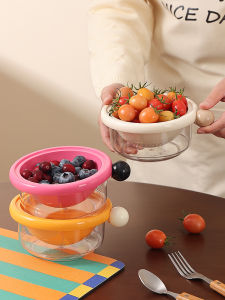 Double Layer Fruit Cleaning and Draining Basket