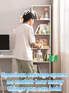 3/4/5/6 Layer Moisture-proof Bookshelf Cabinet Display Cabinet Storage Rack Divider Beside the TV Cabinet