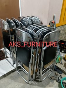 Kursi lipat kuliah tanpa rak bawah ( rekondisi )
