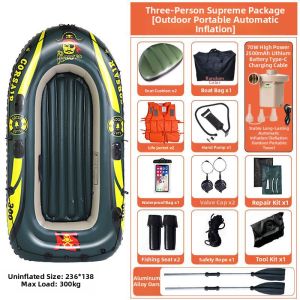 BONINGYU | Durable Thick Inflatable Boat