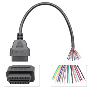 30CM OBD2 16Pin Male Female Cable Full OBD2 Auto Extension Cable Automotive Car Diagnostic Auto Scanner OBD2 Connector Cable