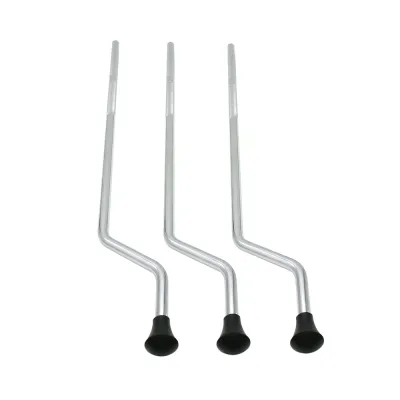 3Pcs/Set of Drum Legs Floor Tom Legs Set Tripod Drum Support Foot Bass Drum Leg Percussion Instrument Replacement Accessories