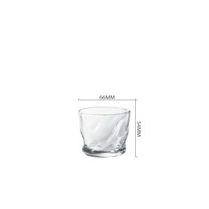 Japanese Aderia Glass Cup Set Multi-Piece Water Cup Tea Cup Fair Price Beverage Cup Wine Cup Na Ca Glass round Shape Transparent