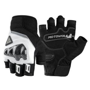 Motowolf | Knight Protective Full-finger Gloves Leather Carbon Fiber Anti-fall