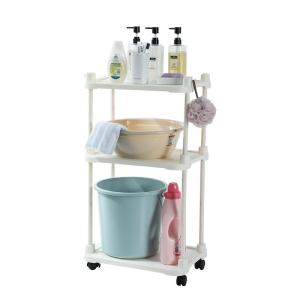 Bathroom Plastic Multi-Layer Storage Rack Face Basin Holder Organizer Shelf Toilet Accessories Floor Standing Durable