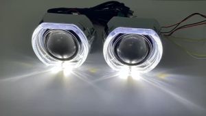 เลนส์ไฟโปรเจคเตอร์ไบ LED สไตล์ BM 12V 110W ขนาด 2.5 นิ้ว