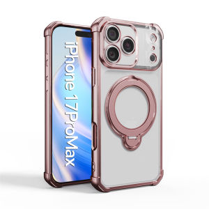 Ốp Lưng Chống Sốc MagSafe Cho iPhone Pro Max Tích Hợp Giá Đỡ Kim Loại Từ Tính Tương Thích Với Các Mẫu MagSafe Air 17 16 E 15 14 13