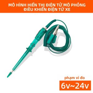 Đèn LED Kỹ Thuật Số Điện Áp Mạch Bút Thử Cho Ô Tô Xe Tải Ô Tô Chẩn Đoán Dài Đầu Đo Bóng Đèn 6V 12V 24V 36V 70V DC Công Cụ Sửa Chữa