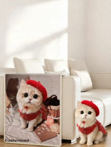YINSHANG | Wear-Resistant Pet Cat Scratching Pad DIY Wall Mounting