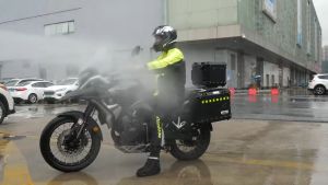 Bộ Áo Mưa Người Lớn Cao Cấp Đi Xe Máy Tiện Lợi Siêu Chống Thấm MOTOWOLF chính hãng MDL0402