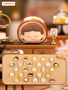 ToyCity Toy Sticker Keychain Magnetic Absorption Blind Bag Foodie Theme Refrigerator Magnet Bag Key Accessory Hanging Ornament