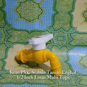 Kran Pvc STABILO Taman Engkol 1/2" 1/2In 1/2Inch LOTUS MULTI TOPI