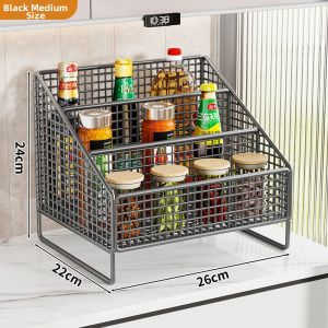 Evesigar | Multifunctional Layered Seasoning Rack Storage Shelf