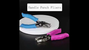 [COD] Single Hole Puncher with Non Slip Handle 6MM Ticket Punch Scrap booking Punches