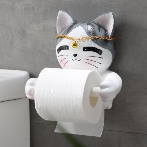 Creative Bathroom Toilet Bathroom Tissue Box No Punching Toilet Paper Box Hand Towel Box Holder Roll Paper Tube Storage Rack