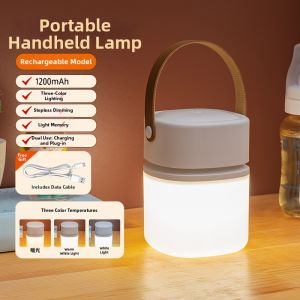 YOULIMEIJIA | Eye-protective Baby Night Light with Clock Alarm Remote Dimmable Portable Rechargeable