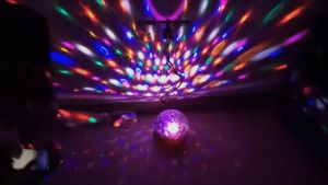 MP3 LED Magic Ball Light Disco Light with Bluetooth Speaker with Remote RGB Lighting Effect