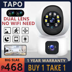 V380 CCTV Camera Dual Lens Need BUY 1 TAKE 1 With Audio And Speaker APP Control Waterproof Smart IP Security Cameras
