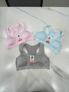 GONSAN Teens Bra for Girl 10-15 years old Bralette Wireless with Padded Bra (3 PIECE) assorted Color