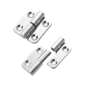 Amoki【Ready in Stock】 33*37*2mm Stainless Steel Hinge Flat Folding Door Fan-shaped Hinge Removable Industrial Hinge