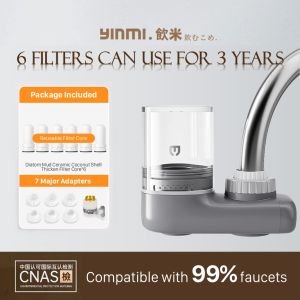Xiaomi Youpin YINMI Water Purifier Faucet Tap Filter Washable Diatom Mud Ceramic Filter Core YM-R0100