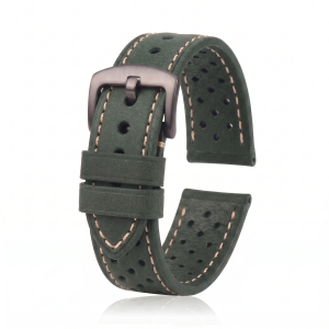 Breathable Top Grain Leather Watchband 20mm 22mm 24mm Vintage Cowhide Strap For Samsung Galaxy Watch 4 3 Bracelet Replacement