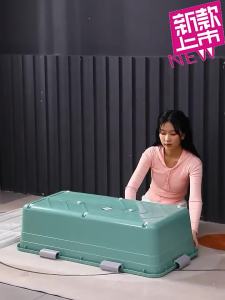 QIANQIN | Hộp Lưu Trữ Kéo Phẳng Dưới Giường Có Bánh Xe