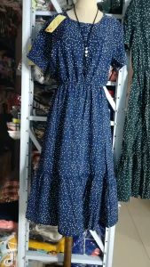 ANNESHOP88 Casual Maxi Plus size Dress (FIT TO XL)