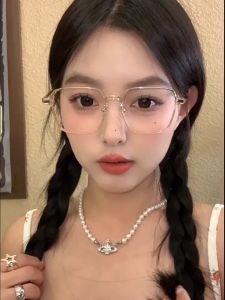 [COD] Kacamata Wanita Anti Blue Light Anti Radiasi Kacamata Fashion Korea Kacamata Lensa Transparan