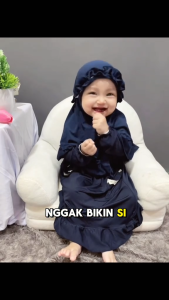 Jilbab Alecia uk Bayi - 5 Tahun / Kerudung Instan Baby Polos Bergo Bahan Jersey Premium Muslim Lebaran kiosbalitafawa