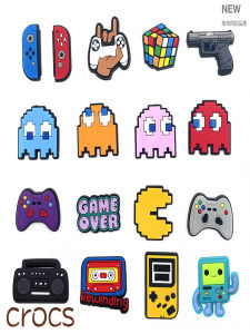 Decorative DIY Hole Shoe Accessories Game Console Tape Recorder Handheld Item Shoe Buckle Closure Clog Shoe Decorations